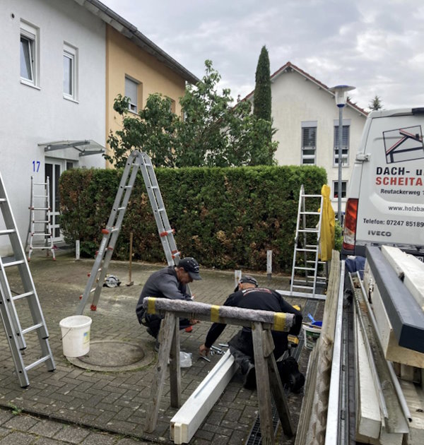 Carport Projekt Fortschritt